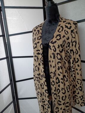 Leopard Print Cardigan